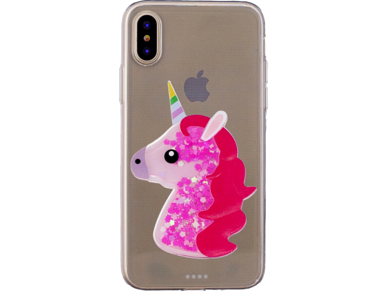 Unicorn TPU cover til iPhone X