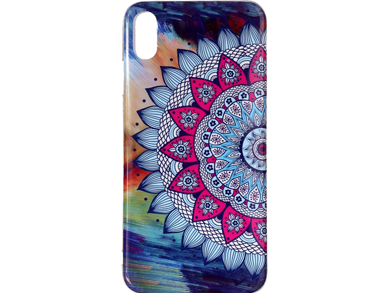 Mandala selvlysende TPU Cover til iPhone XS Max