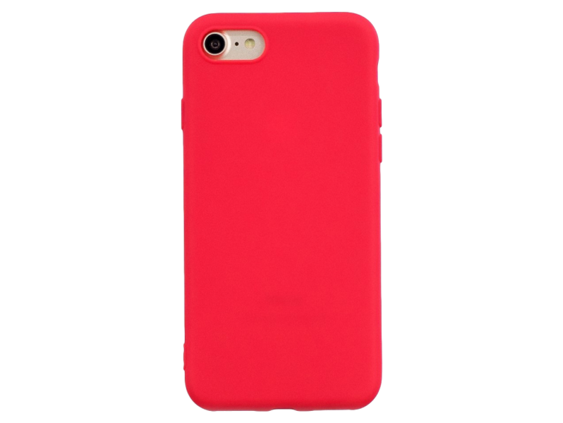 iPhone 7 / 8 / SE (2020) Silikone cover-Rød