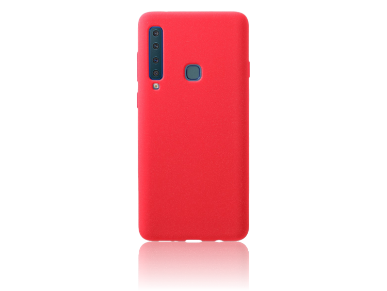 Matte TPU Cover til Samsung Galaxy A9 (2018)-Rød