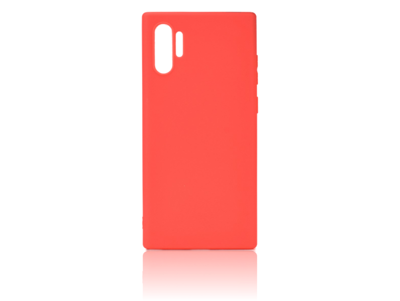 Matte TPU Cover til Samsung Galaxy Note 10 Plus-Rød