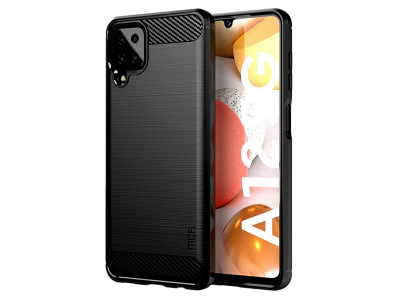 Carbon Fiber TPU Cover til Samsung Galaxy A12