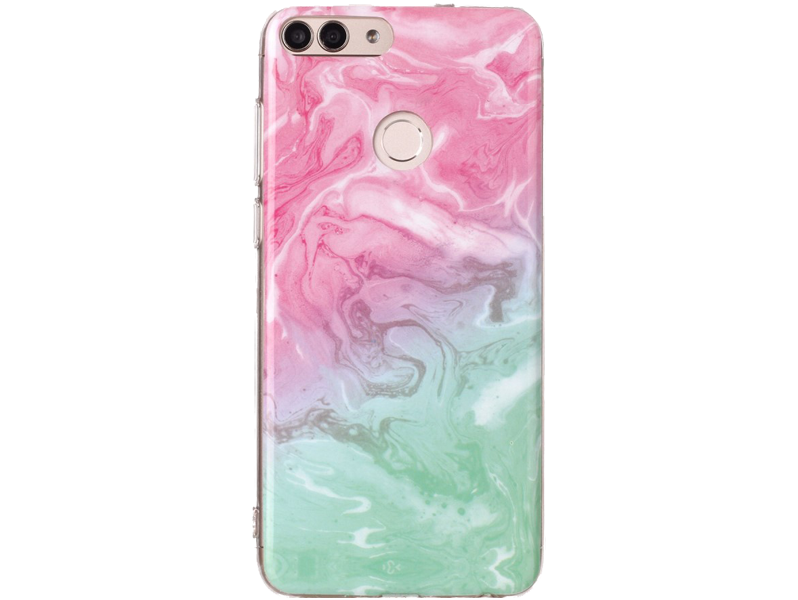 Marmor TPU Cover til Huawei P Smart-Pink