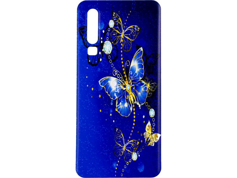 Blue Butterfly TPU Cover til Huawei P30