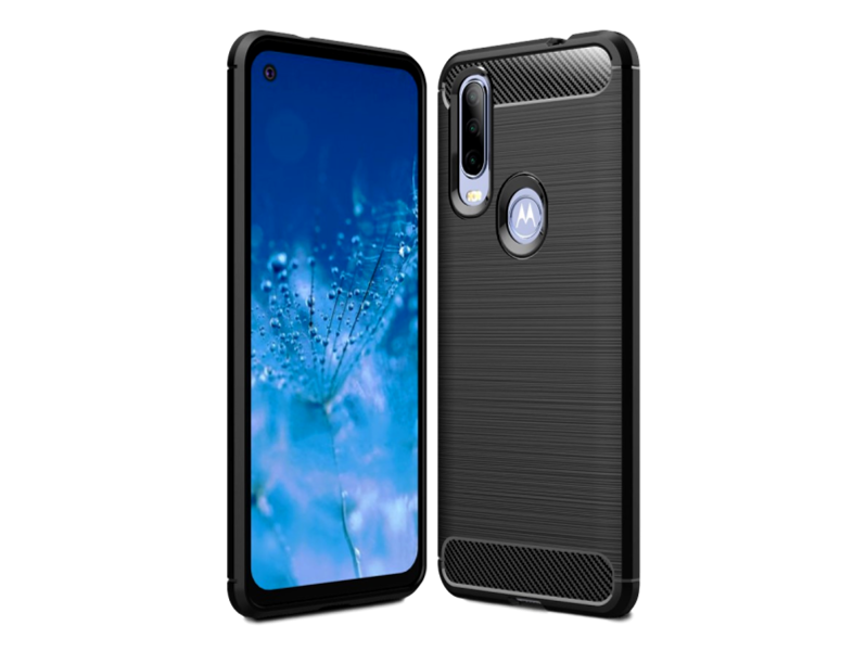 Carbon Fiber TPU Cover til Motorola One Action