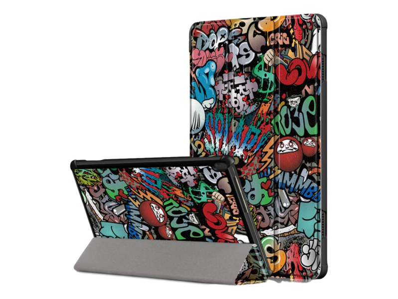 Cartoon Tri-Fold Cover til Lenovo Tab M10 HD 10.1