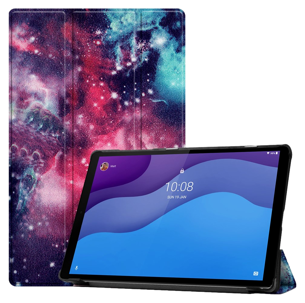 Space Tri-Fold Cover til Lenovo Tab M10 10.1 (2.gen) - TB-X306