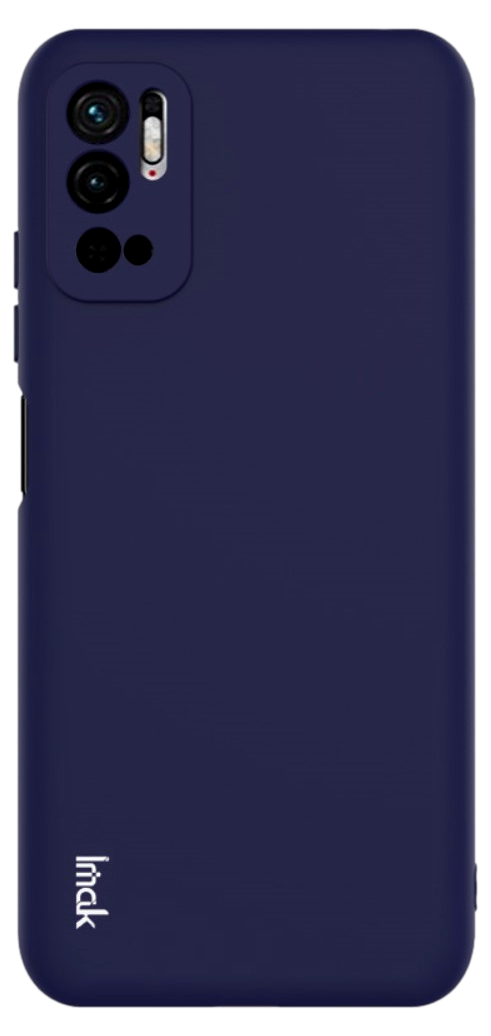 Soft Matte TPU Cover til Xiaomi Redmi Note 10-Mørkeblå