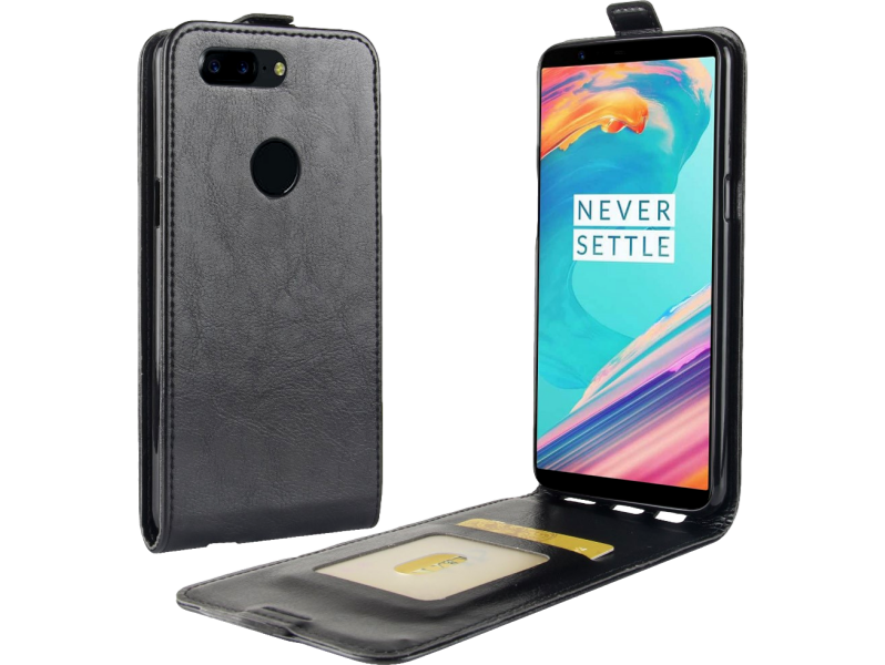 Vertas flipcover i PU læder til OnePlus 5T