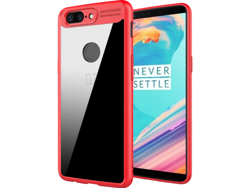 Acrylic silicone cover til OnePlus 5T