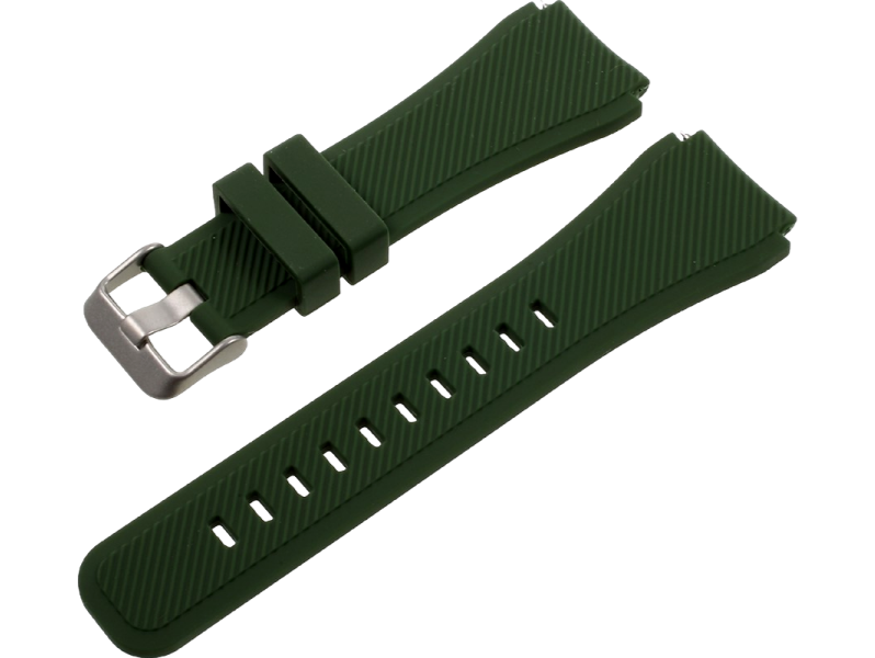 Silicone rem til Huawei Watch 2 Classic / GT / GT 2 46MM-Mørkegrøn