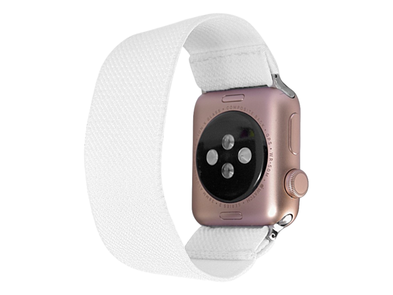 Nylon rem til Apple Watch 38 mm & 40 mm-Hvid