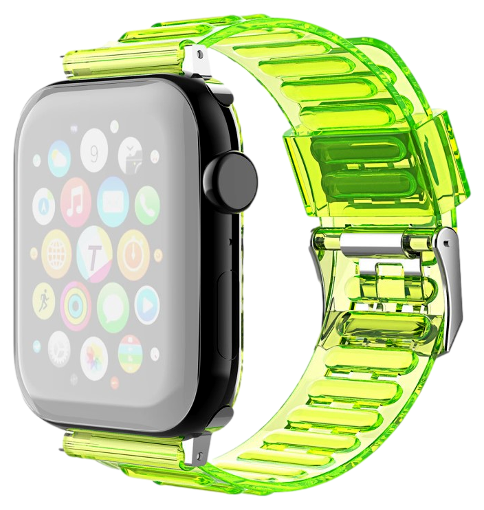 Manino Silikone Rem til Apple Watch 38mm & 40mm-Gul