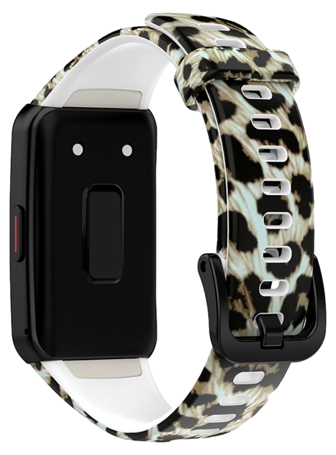 Maoui Silicone Rem til Huawei Band 6 / Honor Band 6-Leopard