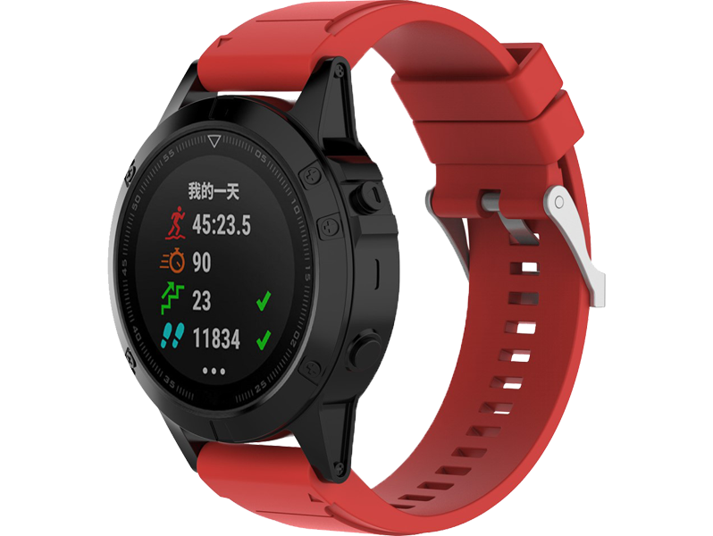 Silicone rem til Garmin D2 Delta PX-Rød