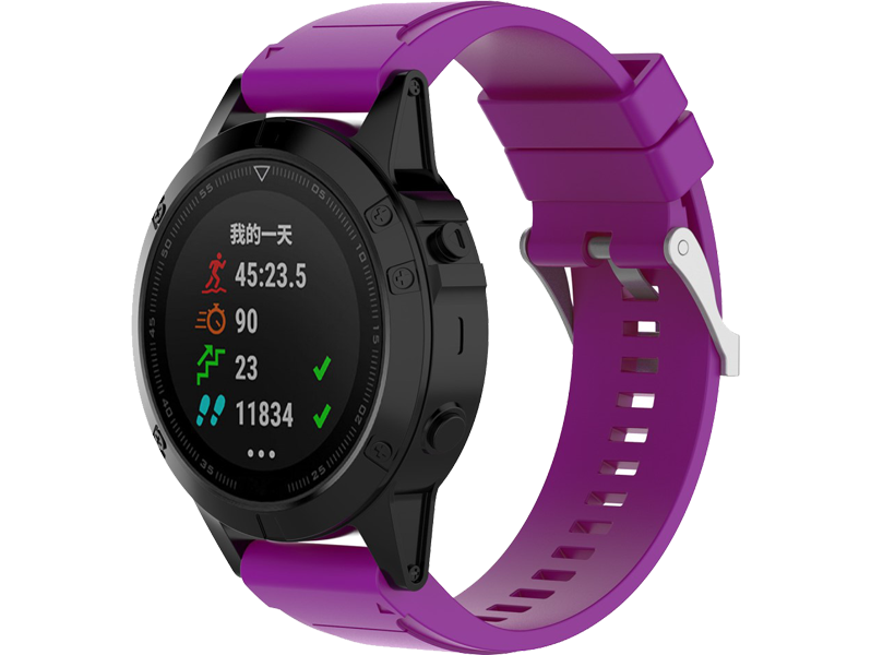 Silicone rem til Garmin D2 Delta PX-Lilla