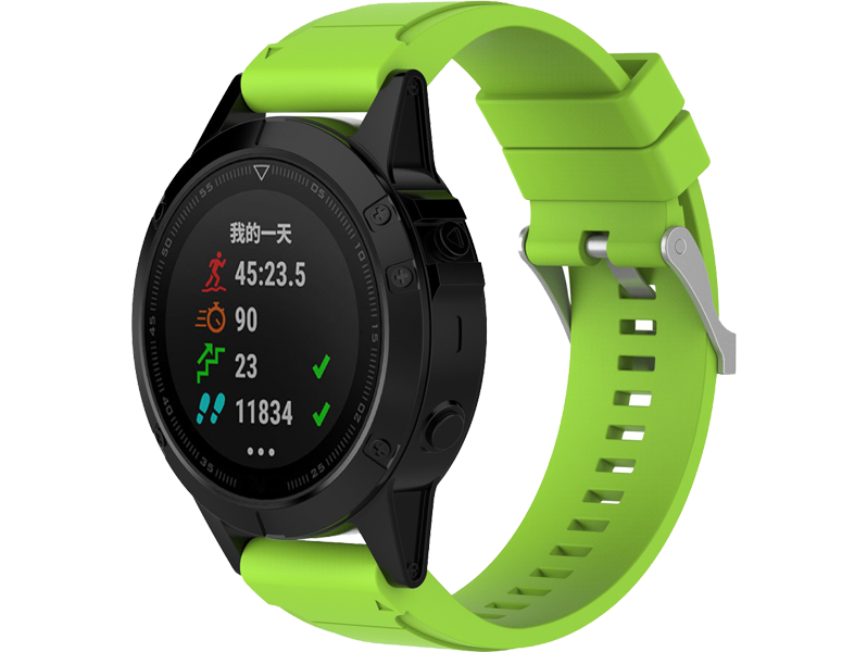 Silicone rem til Garmin D2 Delta PX-Lysegrøn