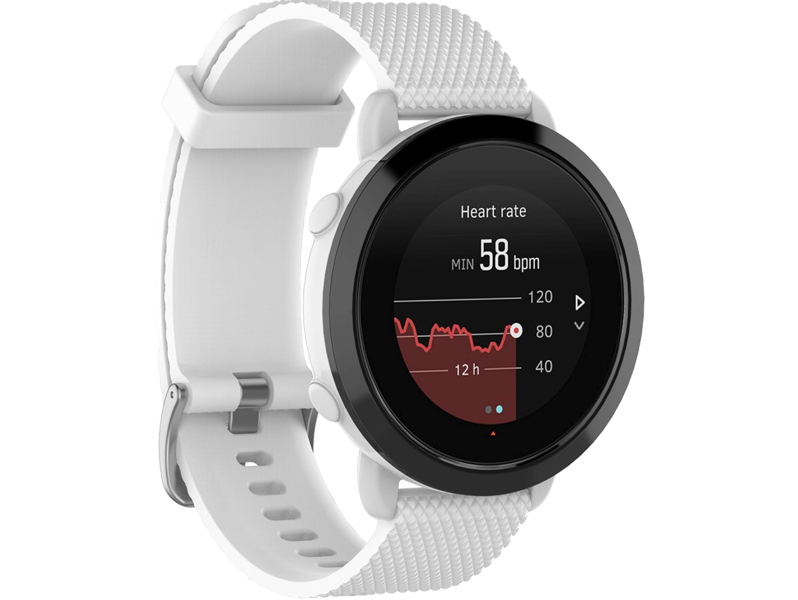 Silicone rem til Suunto 3 Fitness-Hvid