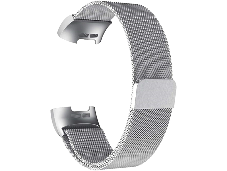 Cuneo rem til Fitbit Charge 3 / 4-Sølv