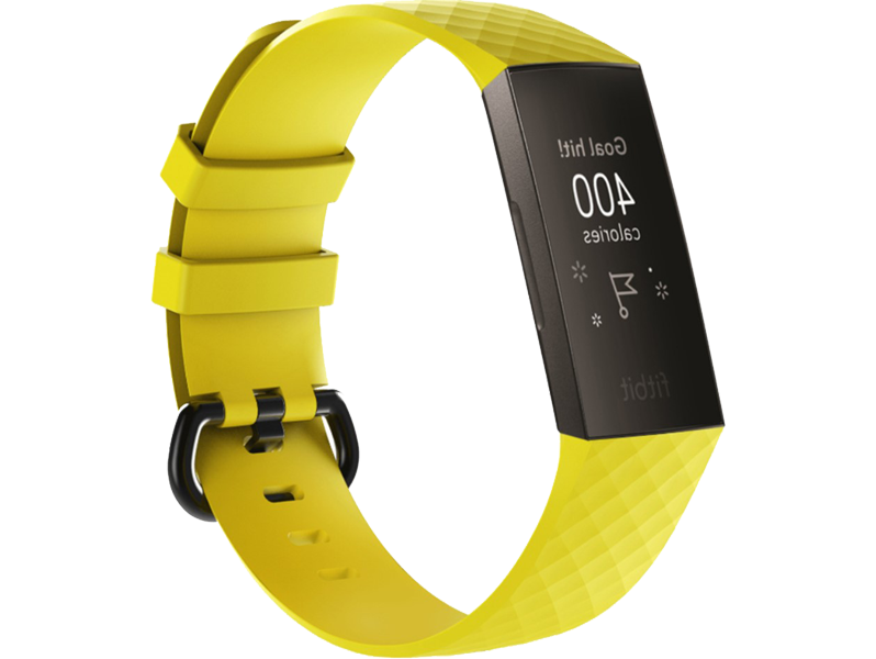 Silicone rem til Fitbit Charge 3 / 4-Gul