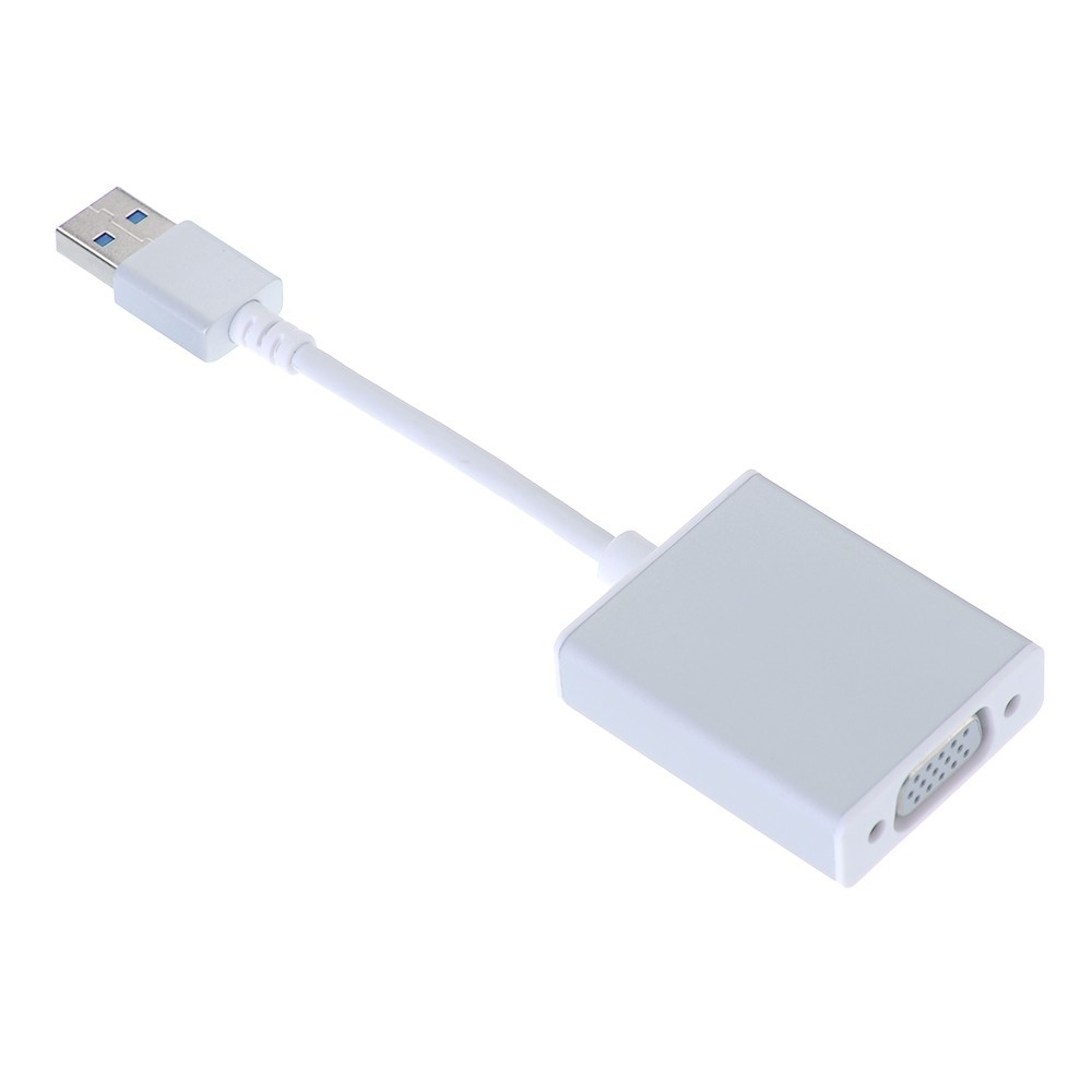 USB 3.0 til VGA adapter i aluminium